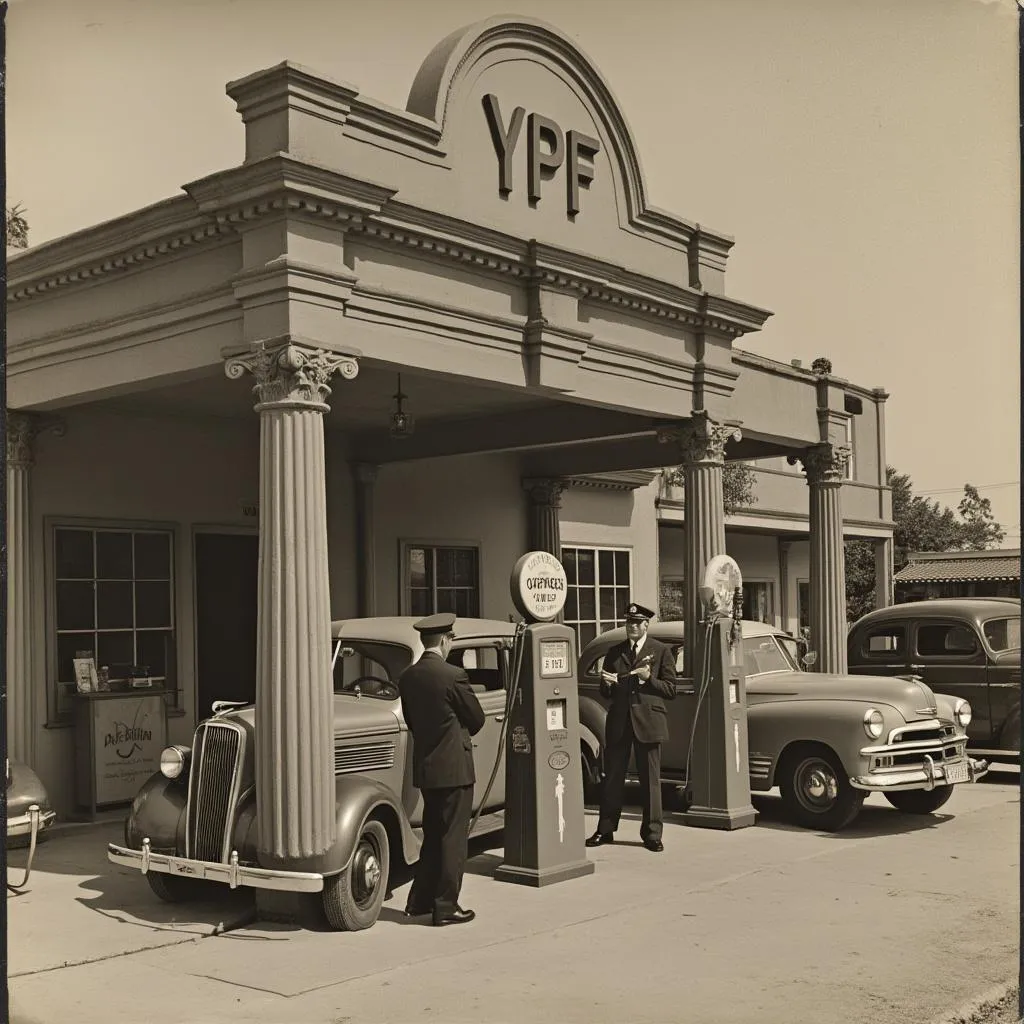 Estación YPF histórica