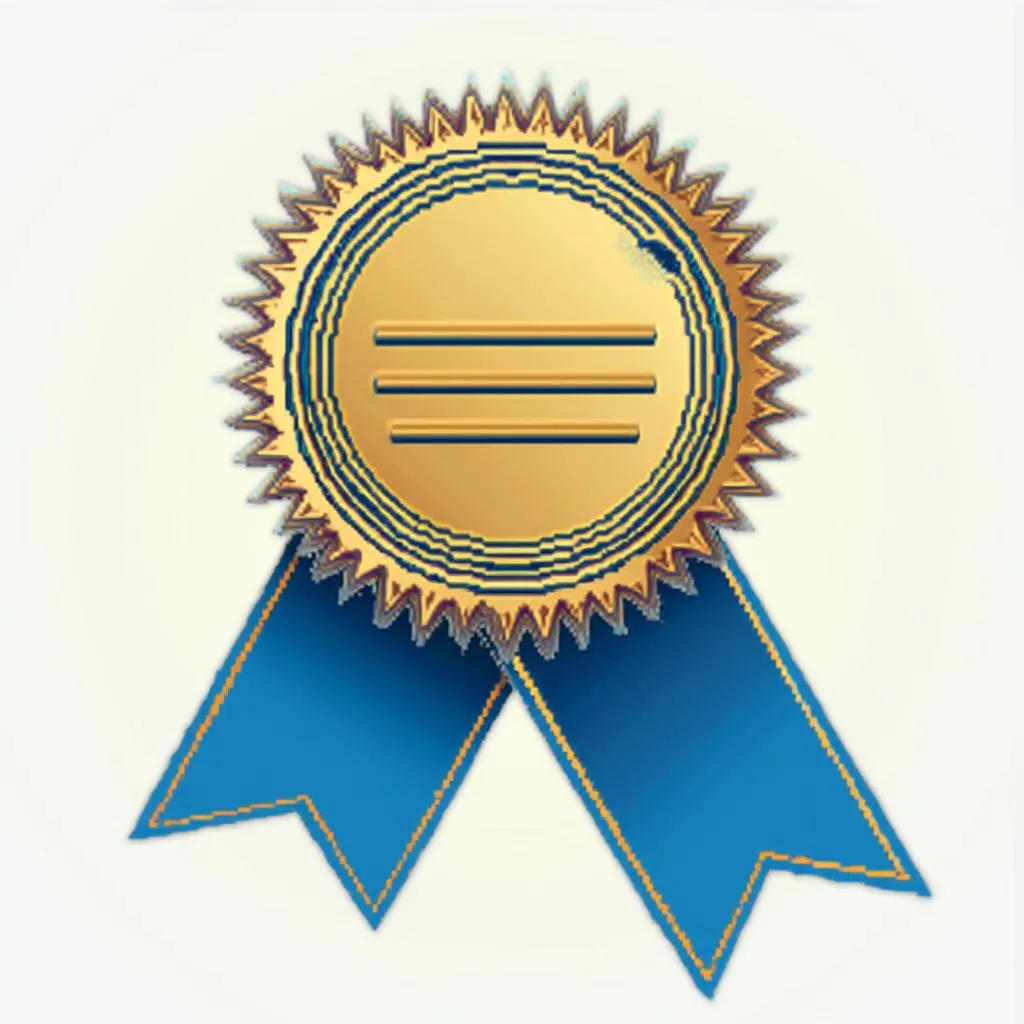 Ícono de calidad